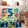 3D Printed Toy Story Cartoon Warm Soft Fluffy Blanket Suitable for Children and Adults, Sofa Bed Blanket Cover, Travel Gi
