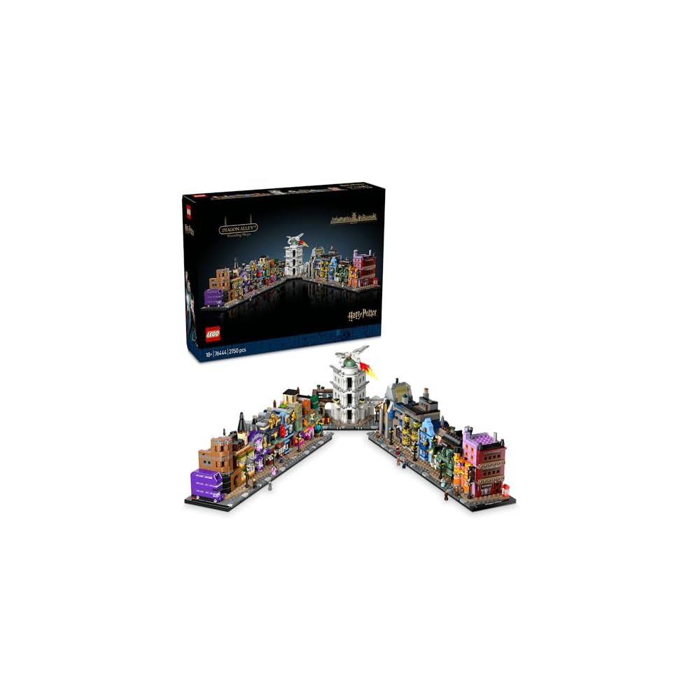 LEGO Harry Potter Diagon Alley Wizarding Shop Building Set 5 Minifigures Toy