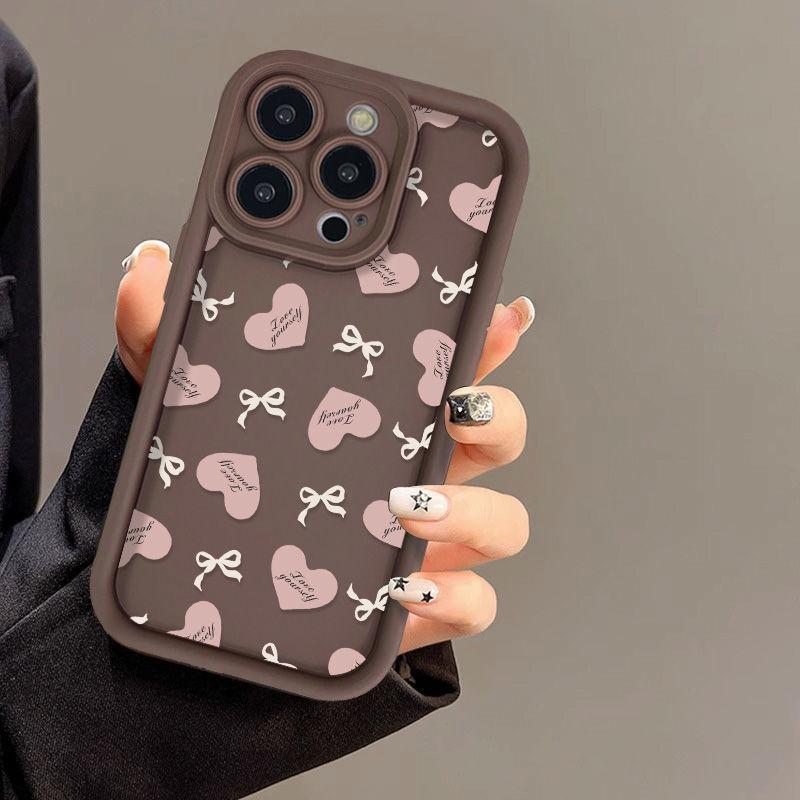 Sweet and Cool Girl Bow for iPhone17PorMax Mobile Phone Case 14 Apple 13 Matte 12/15 Factory