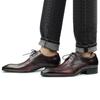 Fashion Luxury Italian Business Leather Shoes First Layer Cowhide High-end Retro Formal Wear Casual Brogue Carved Trendy Men's Shoes