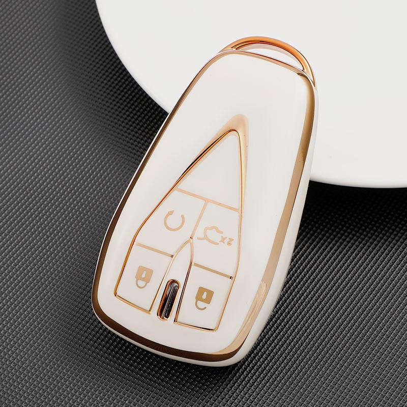 3/4/5 Buttons Car Remote Key Case Cover Shell Fob Protector Bag Holder For Changan Cs35 Plus Cs55 Plus Cs75 Plus