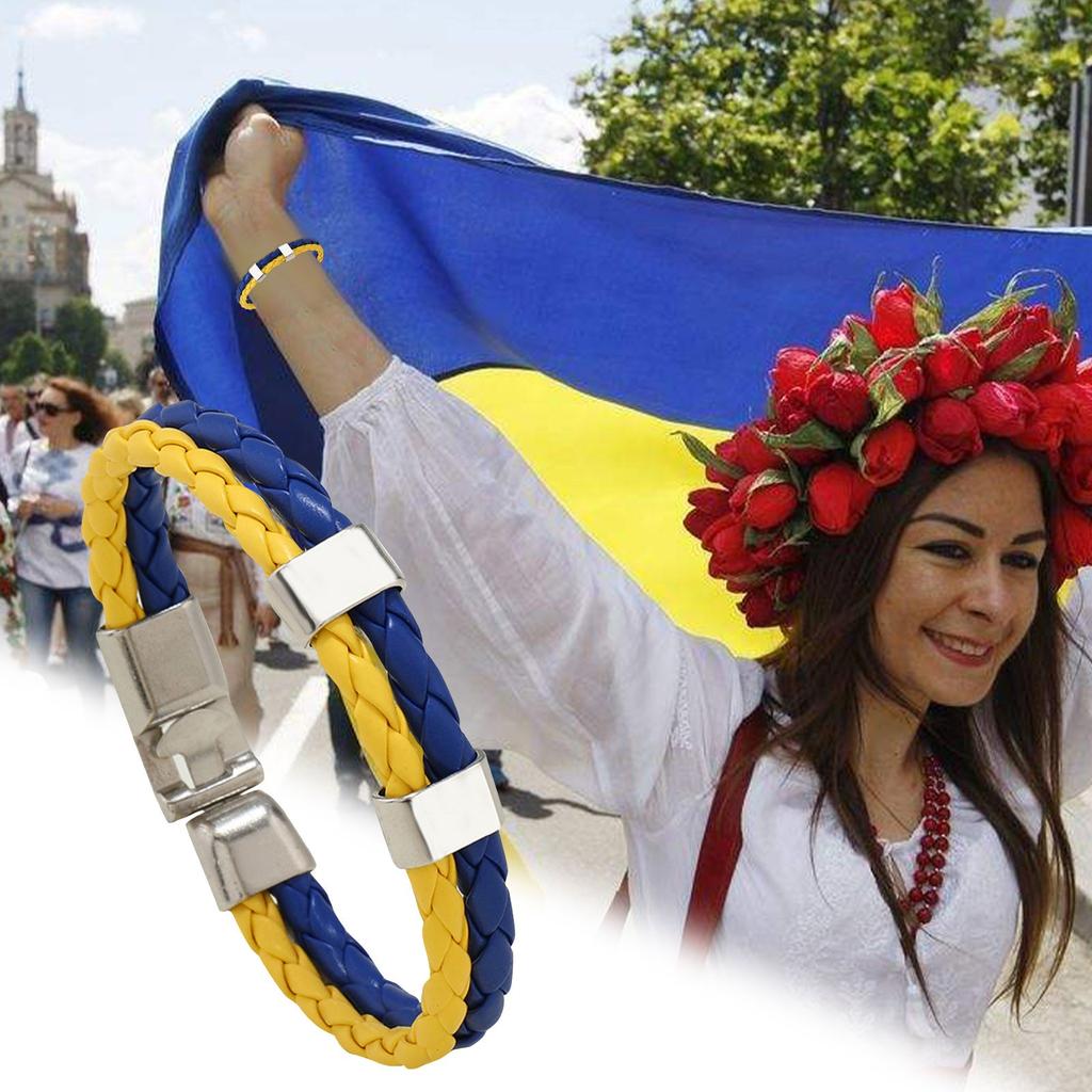 Kreativt ukrainsk armbånd vevd armbånd for menn og kvinner