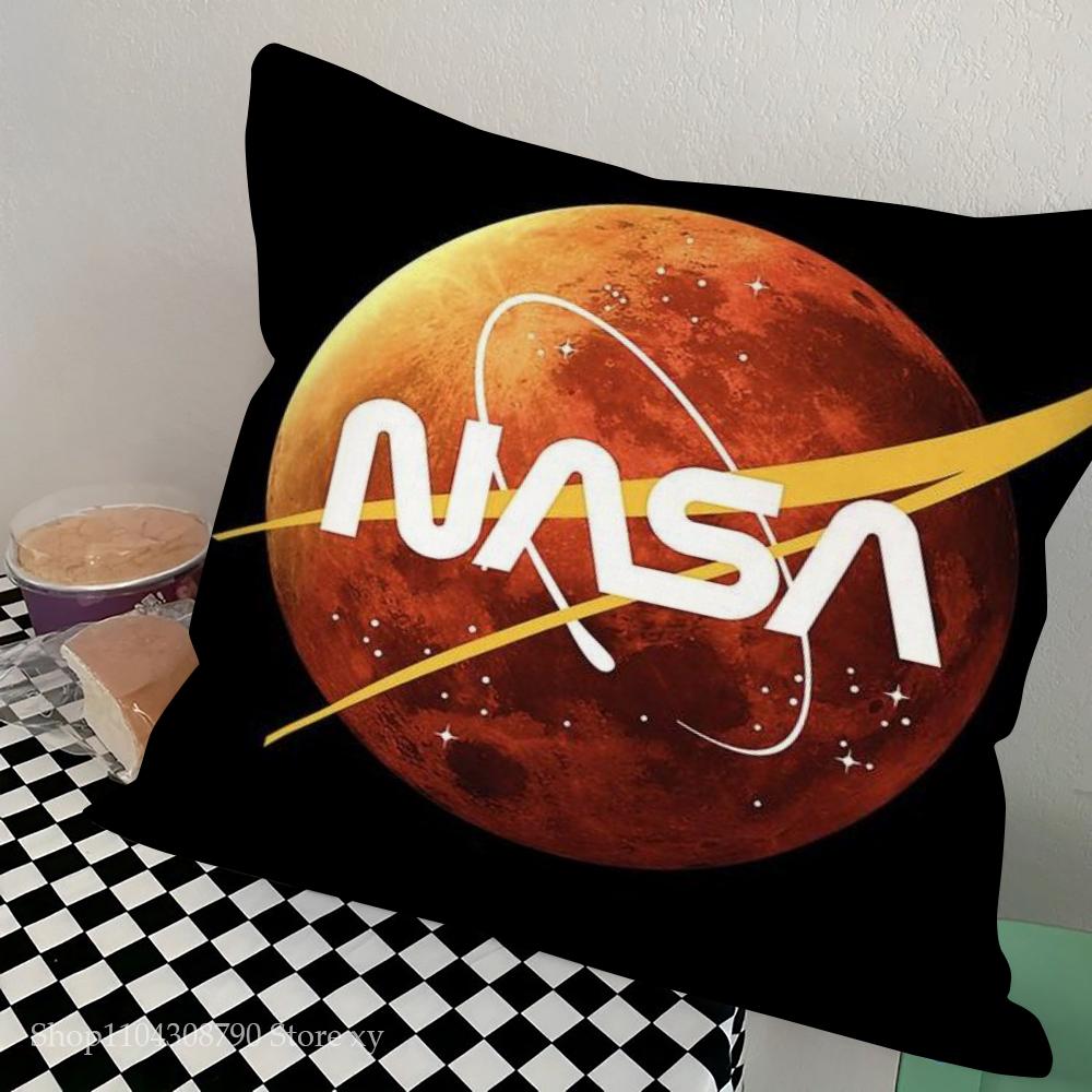 1pc NASA Pillow Case Square Bedroom Sofa Leisure Comfort Cushion Car Living Room Home Decoration