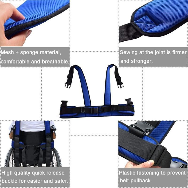 Environment protection Wheelchair Belt Breathable Durable Non-Slip Seat Belt Anti-Fall SeatAnti-fall Care Products
