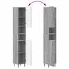2 Piece Bathroom Cabinet Set ZWOLLE Sonoma Grey