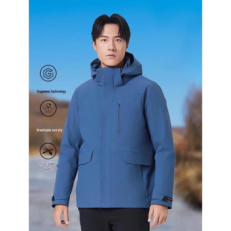 SCALER Men s F2415980 Winter 3-in-1 Waterproof Goose Down Jacket XL