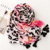Fashion Women Spring Autumn Viscose Scarf Shawl Lovely Leopard Floral Tassel Pashmina Stole Wrap Echarpe Foulards Muslim Hijab