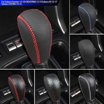 Auto PU kožený kryt hlavice řadící páky Obložení házené pro Subaru Forester 13-18 CROSSTREK 13-14 Subaru XV 12-17 Subaru LEVORG 14-16