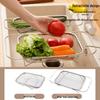 UOSO Stainless Steel Retractable Sink Drainer Basket