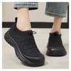 Women's Spring Soft-Soled Comfortable Slip-On Casual Shoes, Traditional Cloth Style Fashionable Senior Footwear.