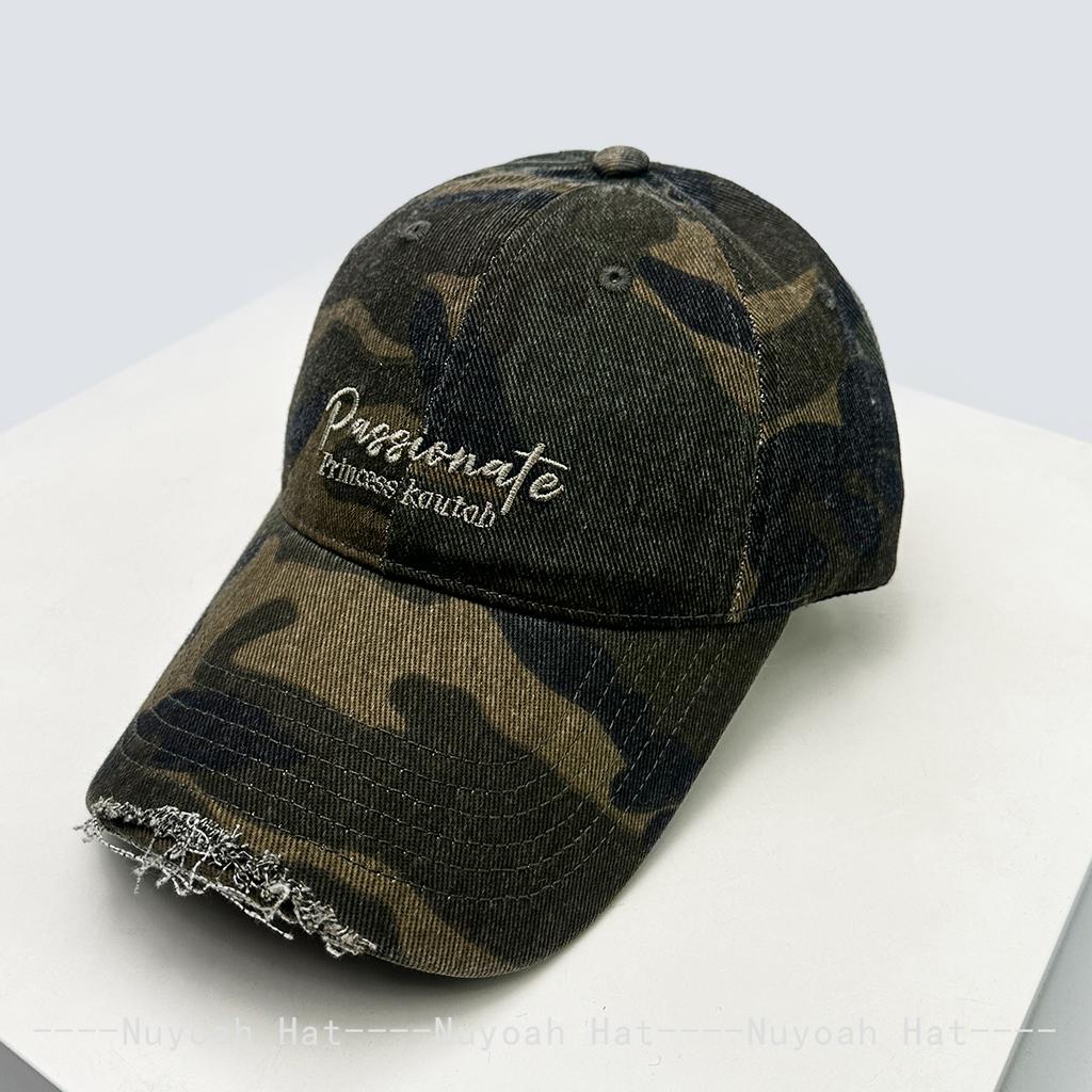Baseball Stitching Stitched Embroidered Alphabet Star Flowers Camouflage Women  Men Her Him For Fresh Caps Peaked Hats Sunshade Ins Versatile