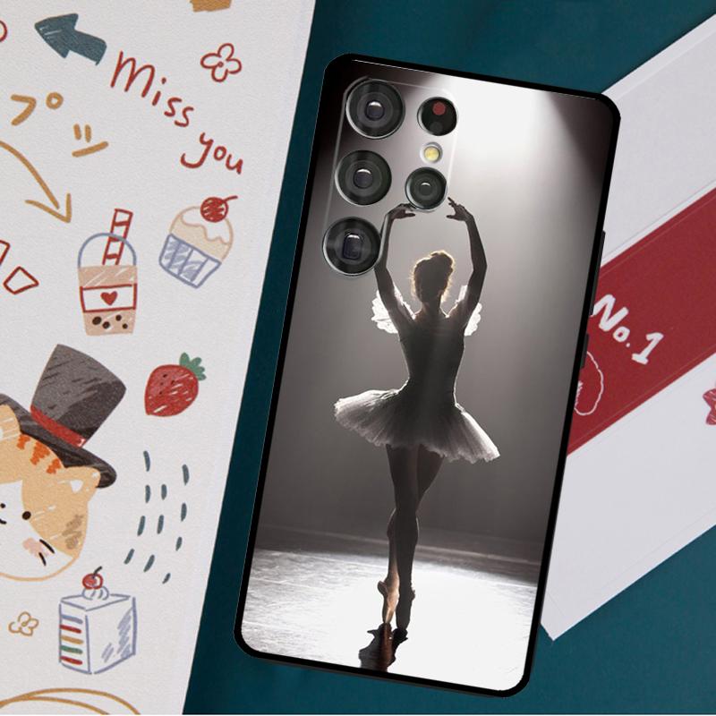 

Чехол для телефона Ballet Ballerina Dancer для Samsung Galaxy S23 S21 S22 Ultra S8 S9 S10 Note 10 Plus S20 FE Cover Funda Galaxy S8