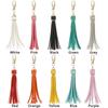 Fashion Bag Accessory Fringe Jewelry PU Leather Tassels Tassel Key Chain KeyRing KeyChain Strap