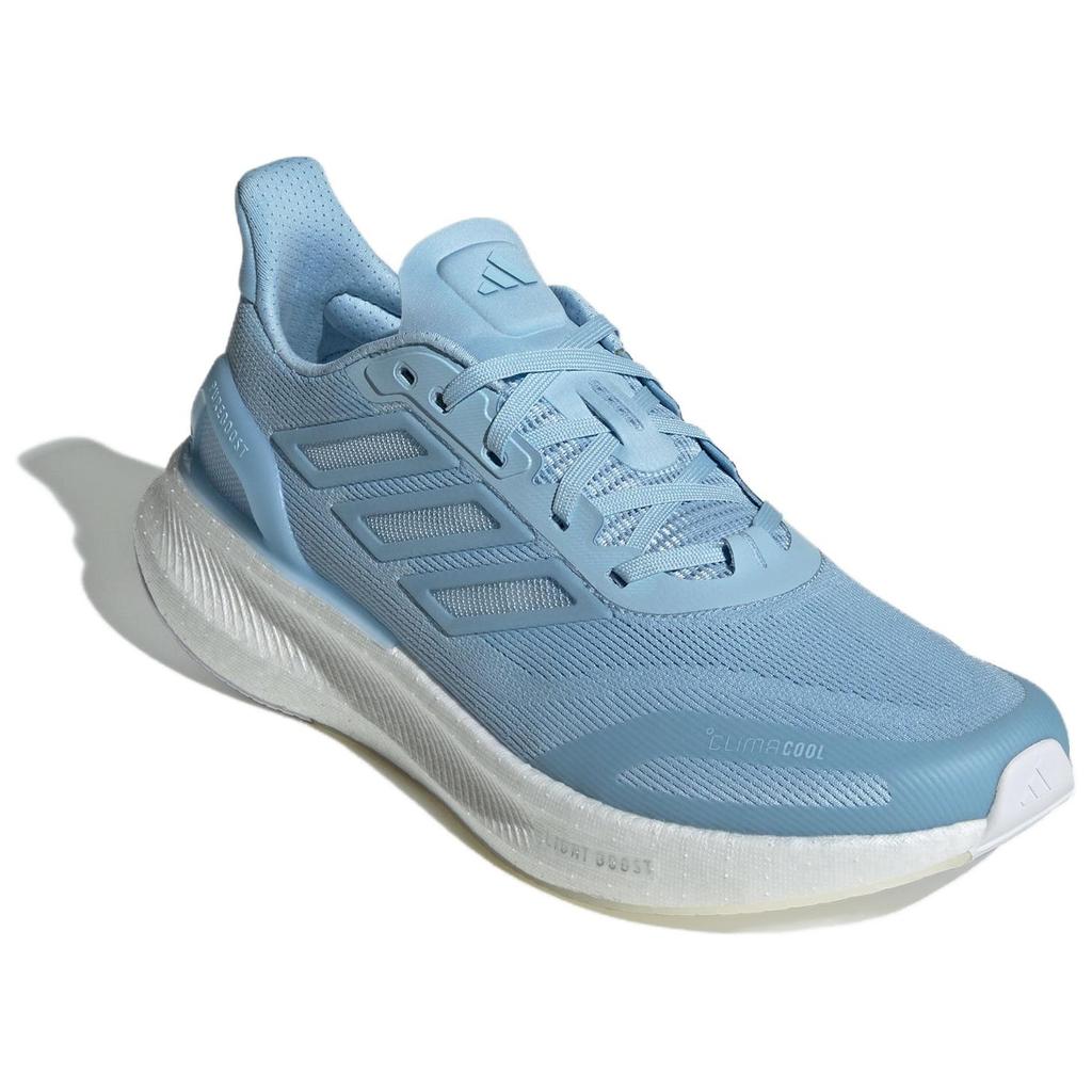 Adidas Pureboost 5 Comfortable Soft Non-Slip Wear-Resistant Low-Top Casual Running Shoes Unisex Sneaker Blue JS5065
