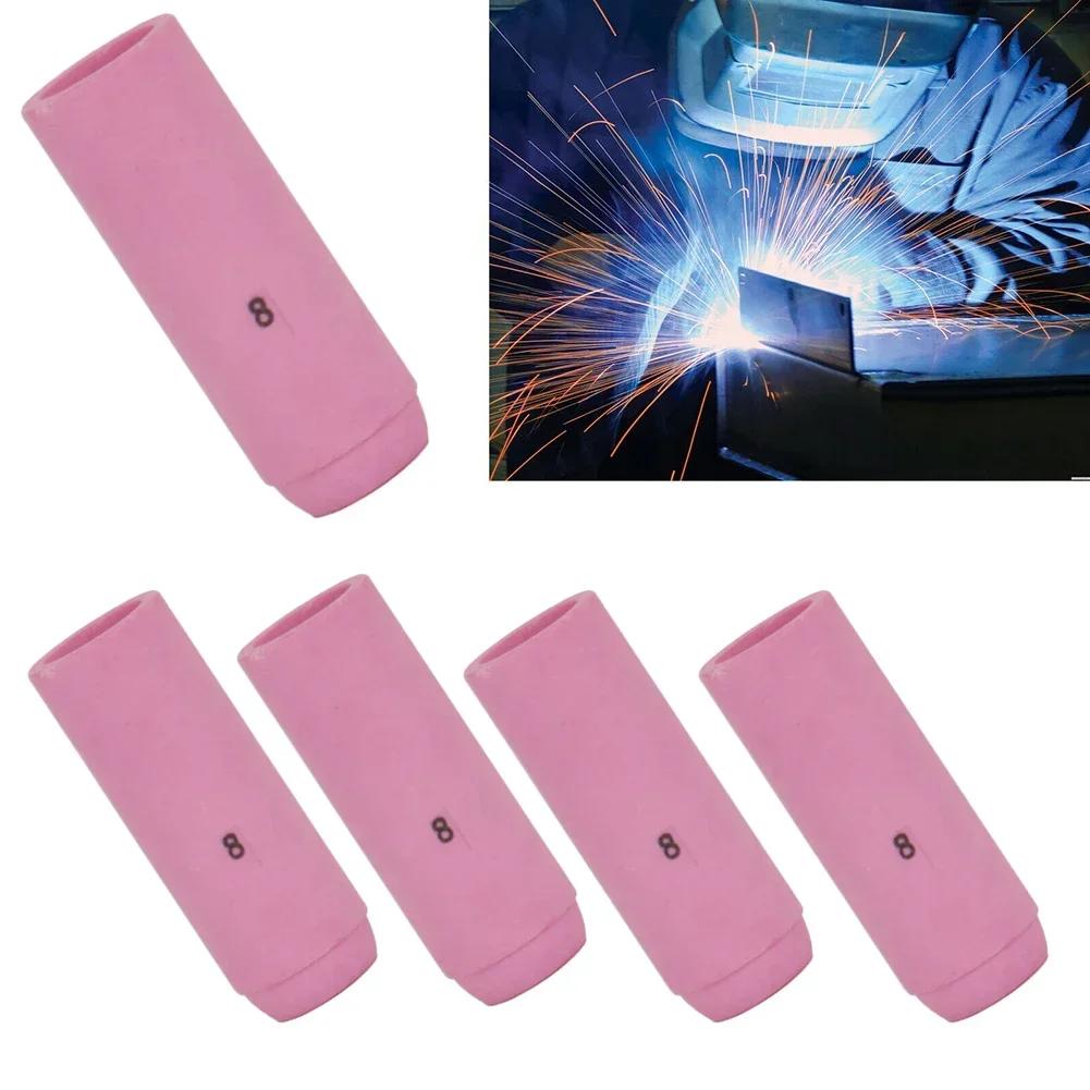 

Set of 5 For TIG Alumina Nozzles Shield Cups 10N46 with 12 5mm Orifice for WP 17 18 26 and Compatible For TIG Welding Equipment China Mainland