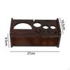 Cocktail Shaker Stand Bartender Kits Storage Stand,Bamboo, Bartending Set for
