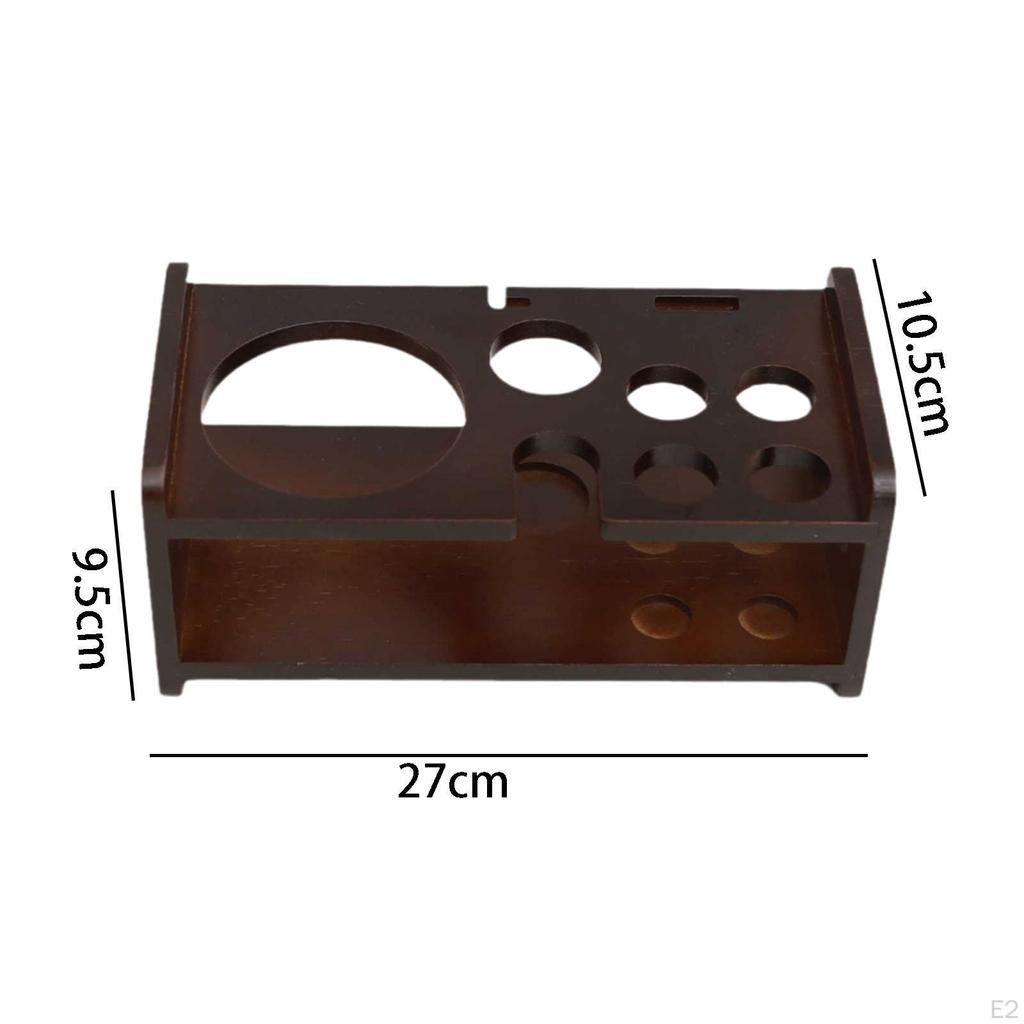 Cocktail Shaker Stand Bartender Kits Storage Stand,Bamboo, Bartending Set for