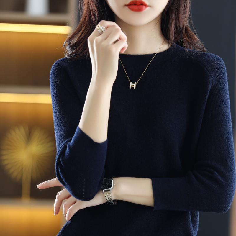 Damen Wollpullover Qinghe Kaschmir 50% Seide 50% Wolle Frühling und Sommer Wolle Kurzarm ärmellose Weste weich und bequem