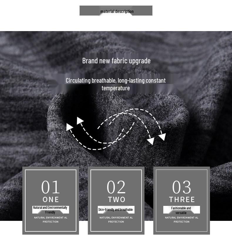 Men's Warm Fleece Pullover Hoodie - Autumn/Winter Outdoor Breathable Velvet Base Layer