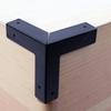 4pcs Box Corner Protector Zinc Alloy Corner Trim Protect Four Side Corner Protection Decorative Corner With Nails 33MM