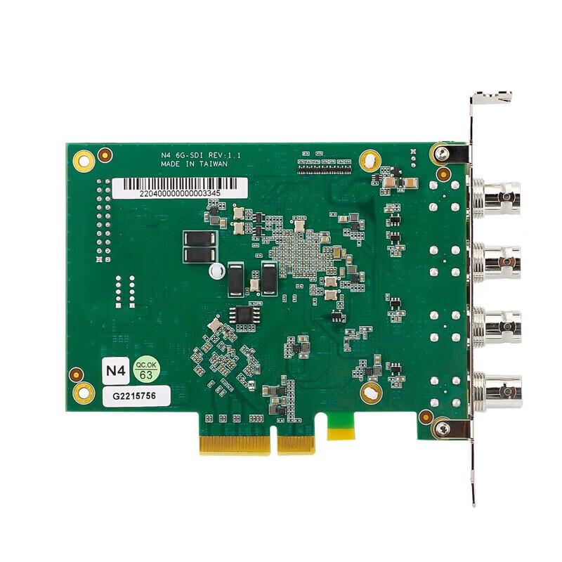 TCHD TC-410N4 SDI 4-Channel 4K PCIe Video Capture Card