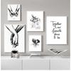 Love Quotes Painting Picture for Living Room Decor Nordic Black White Shoulder Kiss Hand Wall Art Canvas Poster Minimalist Print