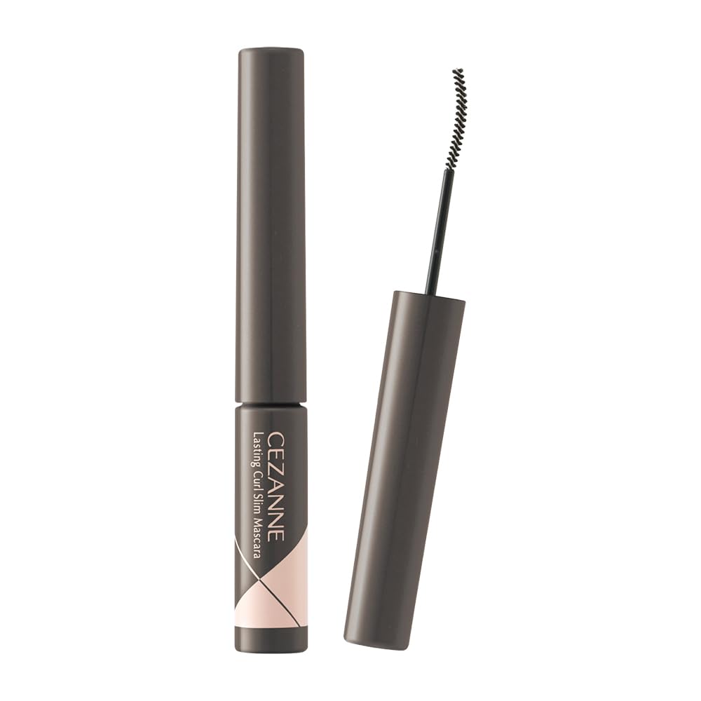 

Cezanne Durable Curl Slim Mascara S1 Black Mascara Extra Fine Brush Bundle 3.4g