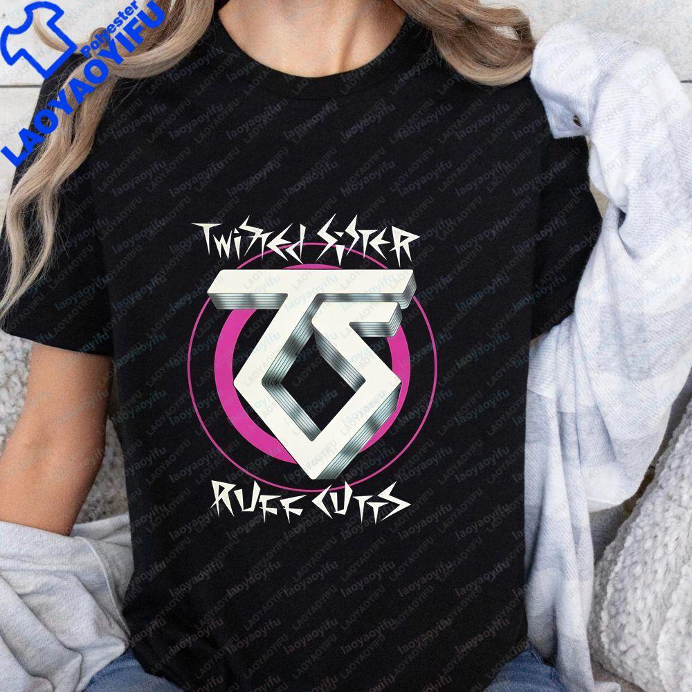 Twisted Sister - Groupe de Musique Populaire Classique Tendance, Polyvalent, Convient Aussi Bien aux Unisexes qu'aux WoUnisexes, T-shirt à Col Rond