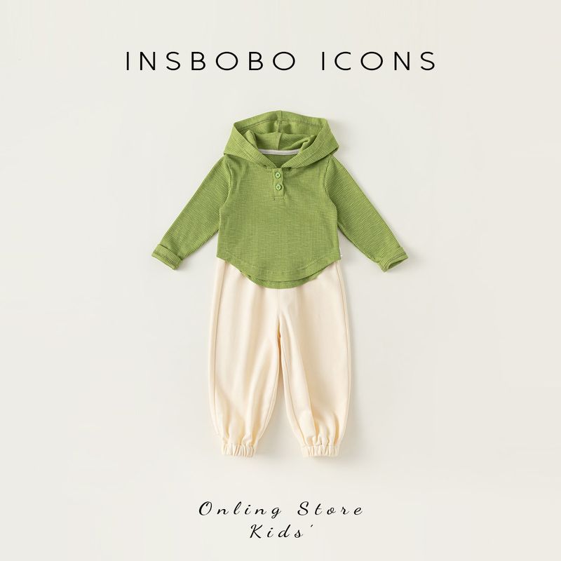 Children s Clothing New Wear Fashionable Girls Autumn Clothing Green 80