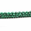 Synthetic Malachite Loose Beads for DIY Jewelry Accessories, Semi-Finished Round Beads, Green Malachite Beads 