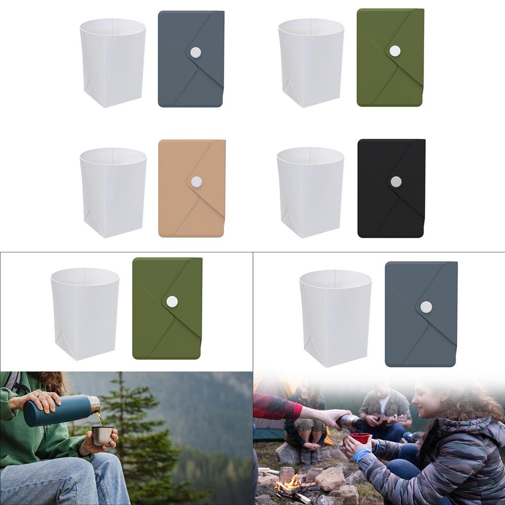 Folding Silicone Cup Reusable Mug Folding Cup for Camping Gym Hiking