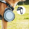 Double Bowl Collapsible Dog Dish Portable Puppy Food Container Practical Pet Travel Feeder  Outdoor