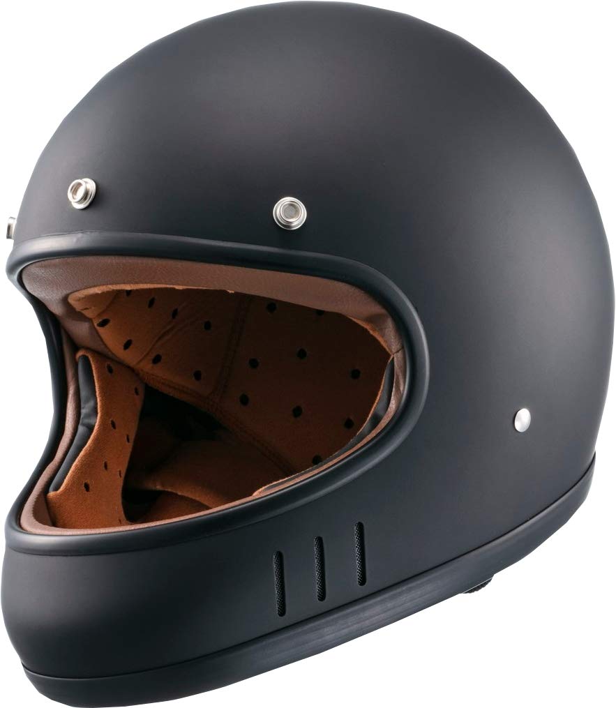 

Marushin Neo Retro Full Face Motorcycle Matte Size L 02002325 Helmet, DRILL, Black, (59-60cm), MNF2, чёрный