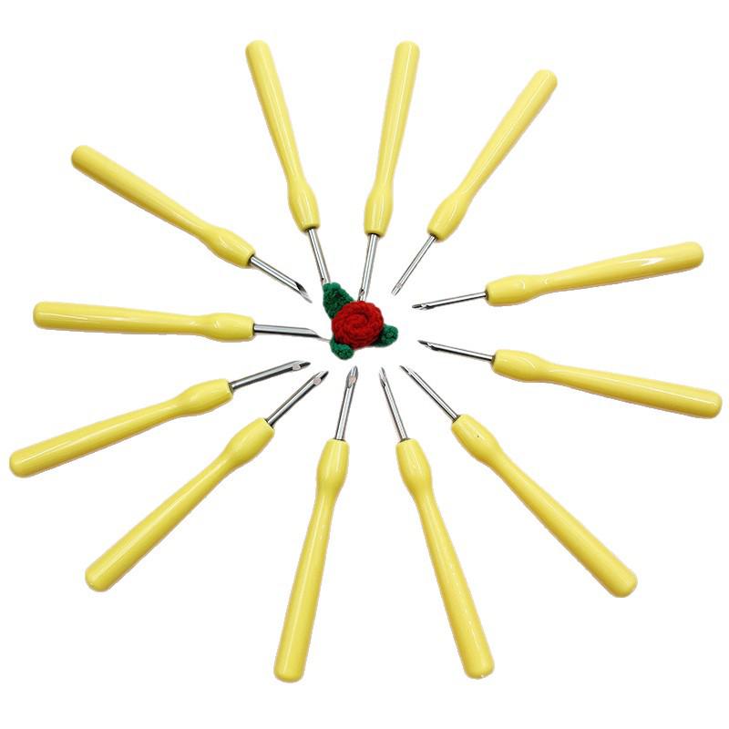 Cross-Stitch Punch Needle Set - Includes 3.5 & 5.0 Needle Heads for DIY Embroidery and Yarn Crafts