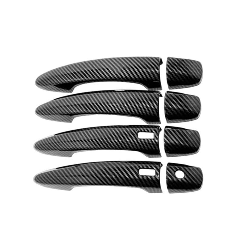 Cars Accessories Door Handle Cover For Nissan Altima - Carbon Fiber Silver Car Decoration Styling Upgrade Modify A Car