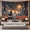 Skull Gothic (64) Theme Custom Tapestry Personalized Custom Name Text Wall Hanging Tapestry Home Decor Background Cloth