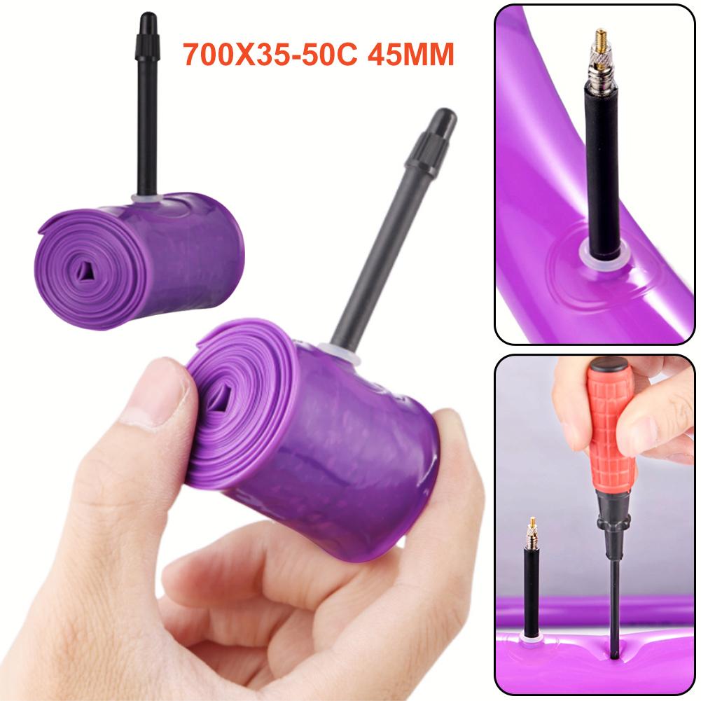 Bicycle TPU Inner Tube Ultralight 45/65/85mm Length Valve Lightweight Super Light Tube for MTB Road Mountain Bicycle Inner Tube