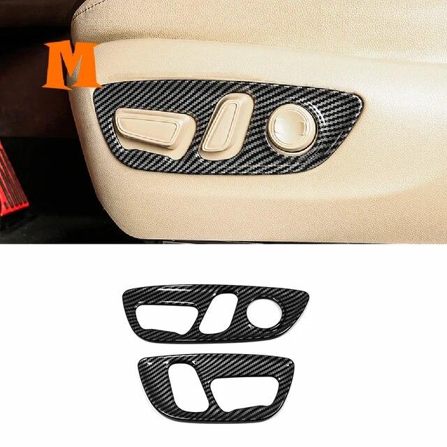 Carbon Fiber For Toyota Sienna  2022 Interior Accessories Car Gear Shift Box Armrest Box Panel Frame Decor Sticker Cover