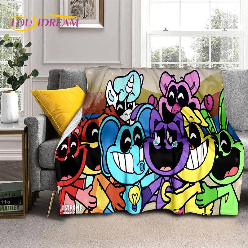 Cute S-Smiling C-Critters Catnap Craftycorn Cartoon Soft Blankets,Throw Blanket Comfortable Blanket for Beds Sofa Home Kids Gift