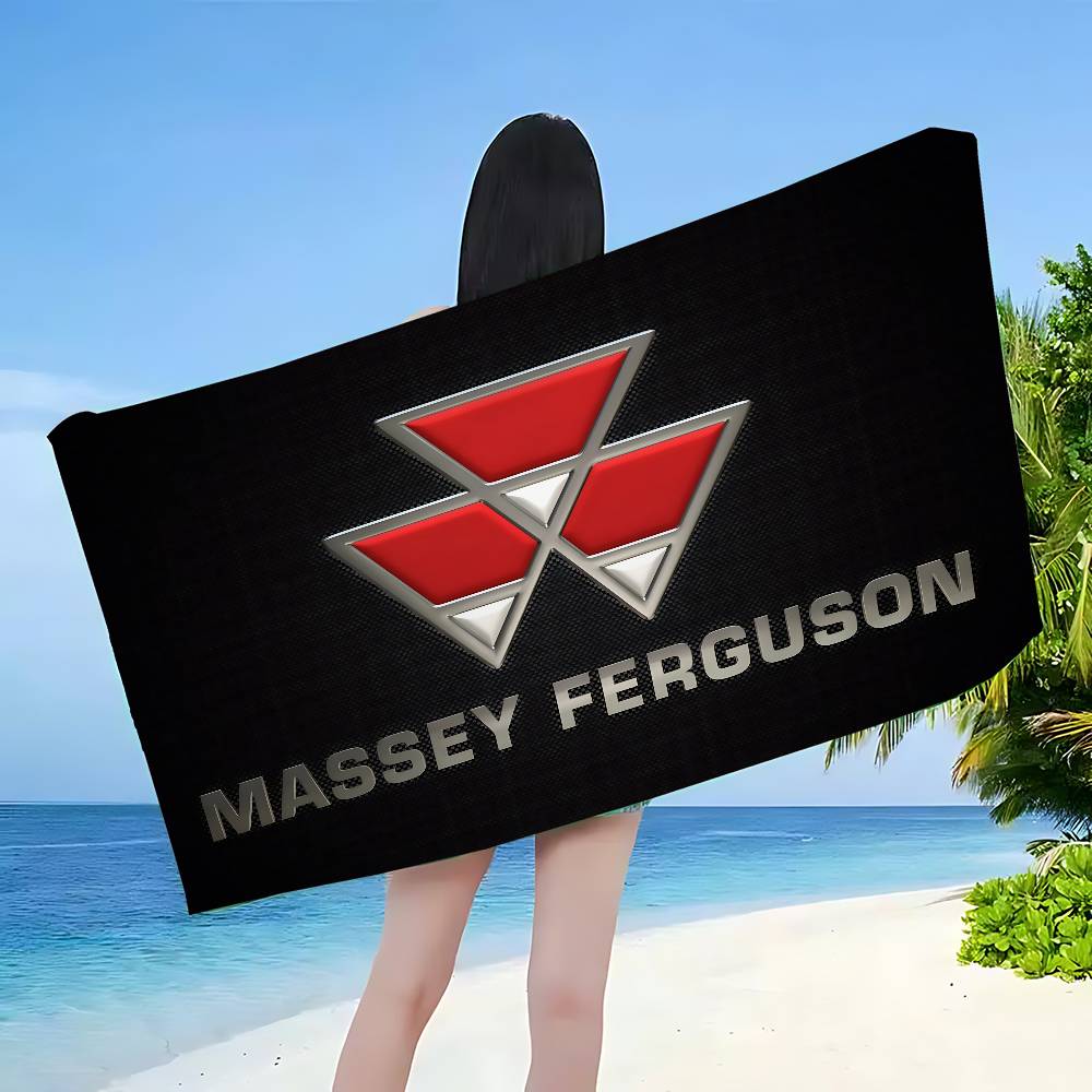 M-Massey F-Ferguson Bath Towel Microfiber Soft Water Absorbing Breathable For Girl Kids Decorative Cartoon Beach Towel