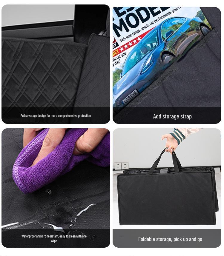 Tesla Cybertruck Rear Seat Pet Mat - Full Coverage Oxford Cloth Cushion