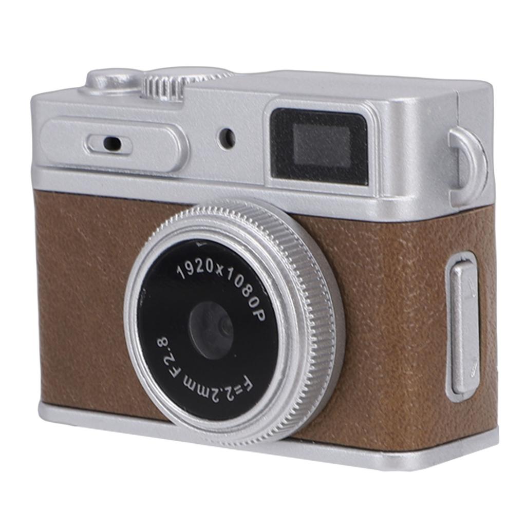 Keychain Digital Camera 1080P FHD Tiny Video Camera 0.96in Screen Vintage Portable Video Recorder