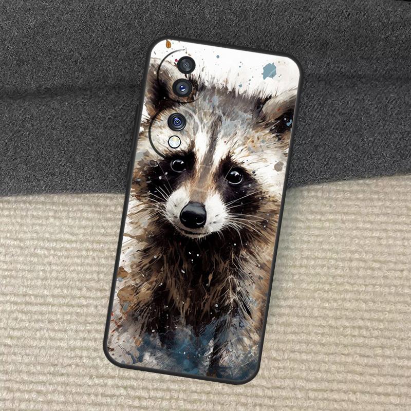 Waschbär Tierhülle Für Honor Magic 7 5 6 Pro Honor 200 Pro 50 70 90 Lite X8b X9a X8a X8 X9 X9c X9b Abdeckung