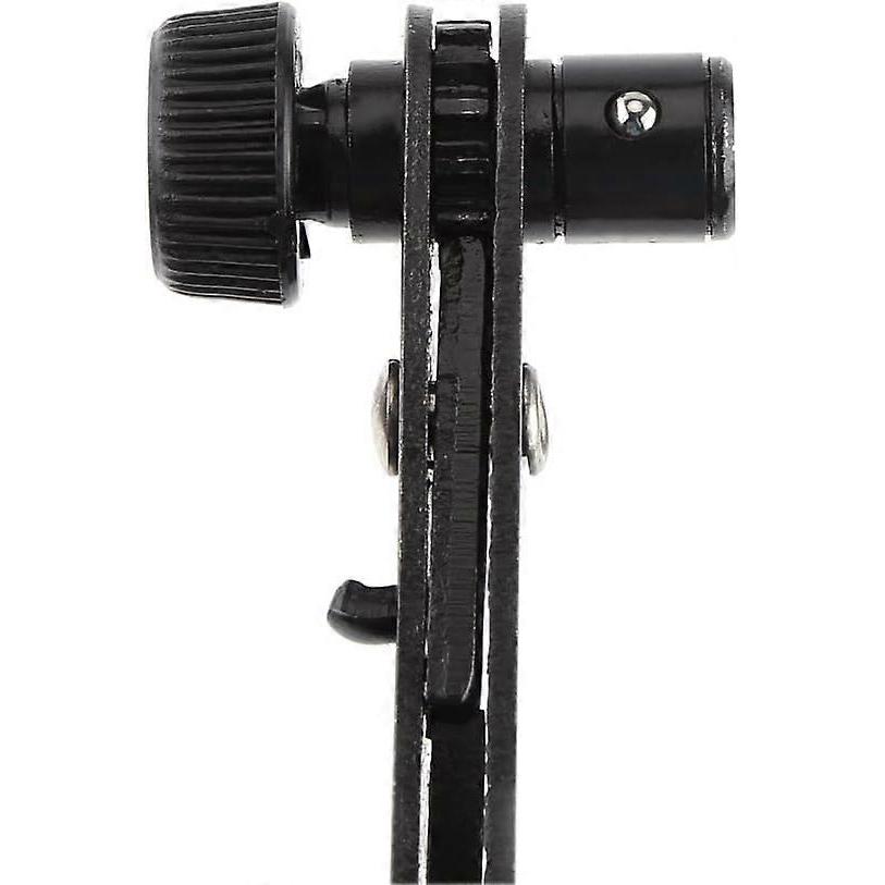 1/4" Iron Ratchet Wrench Screwdriver Bits Quick Socket Tool, Black