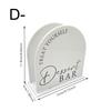 Half Circle Golden Mirror Acrylic Welcome Signs for Wedding Party Durable Waterproof Tabletop Napkin Storage Rack