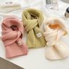 New Arctic Velvet Skin Friendly Knitted Scarf for Women Winter College Style Soft Korean Style Couple Travel Warm Scarf