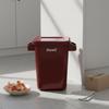 Movable Kitchen Garbage Can With Wheels Rolling Trash Thickened Material Large Capacity Open Top