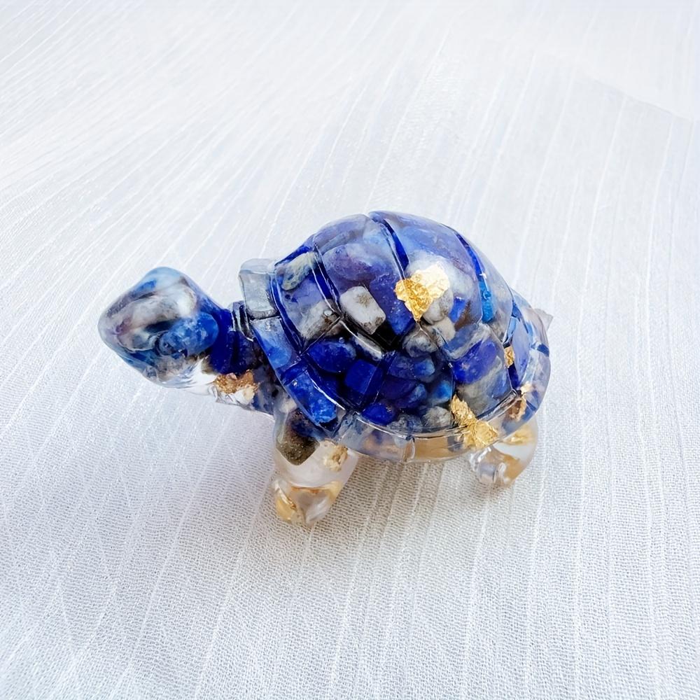 One Piece of Crystal Turtle Jewelry Made with Drop Glue, Ideal for Crafts, Gifts, and Home Decor.
