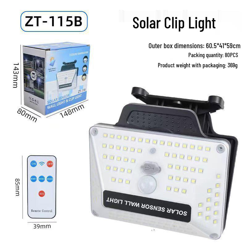 Solar Outdoor Courtyard Light with Motion Sensor – Automatically Illuminates at Night
