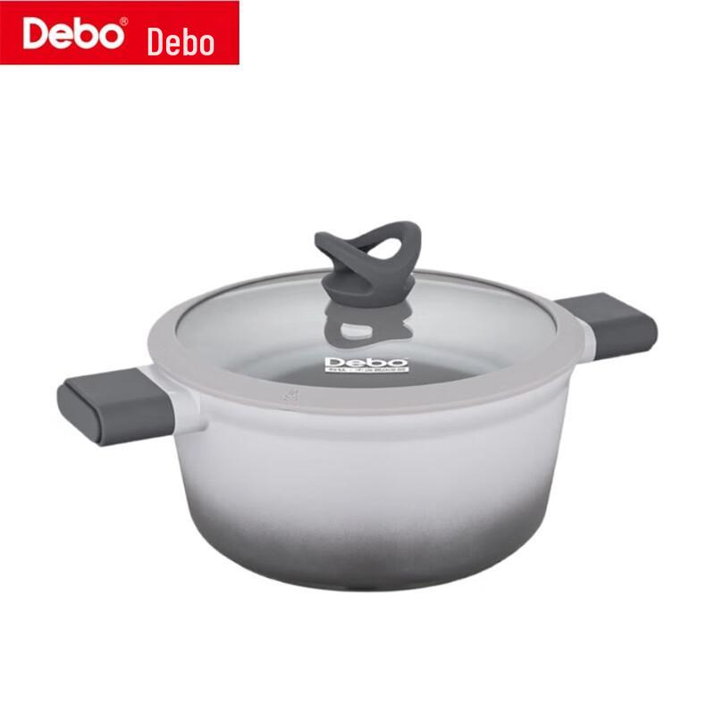 

Debo Home Ceramic Soup Pot with Glass Lid